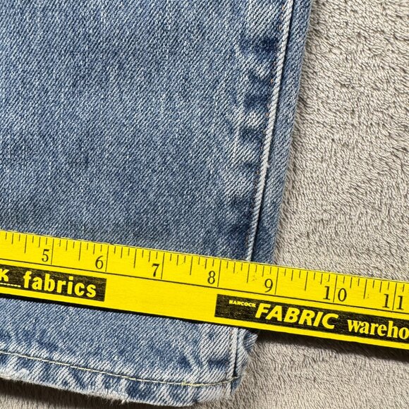 Abercrombie Kids Blue Jeans Size 14 Straight Leg 100% Cotton Denim - Picture 9 of 12